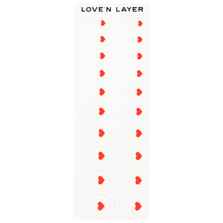 Lovenlayer  Autocollants pour ongles Single Love Lady Red 