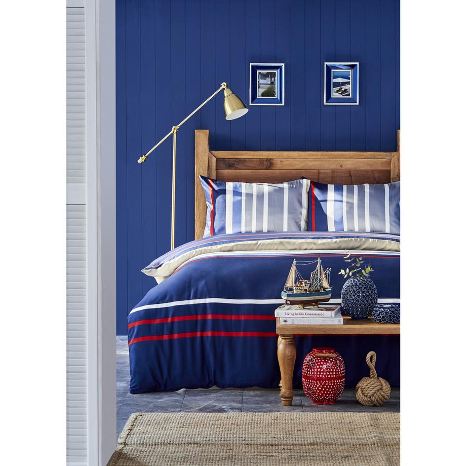 Nautica Bradford Gestreiftes Bettwäsche-Set  