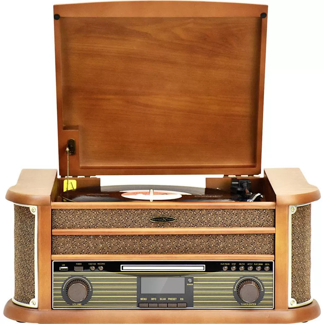 Reflexion - Stereoanlage AUX, Bluetooth, CD, DAB+, Kassette, Plattenspieler, UKW, USB, Aufnahmefunktion