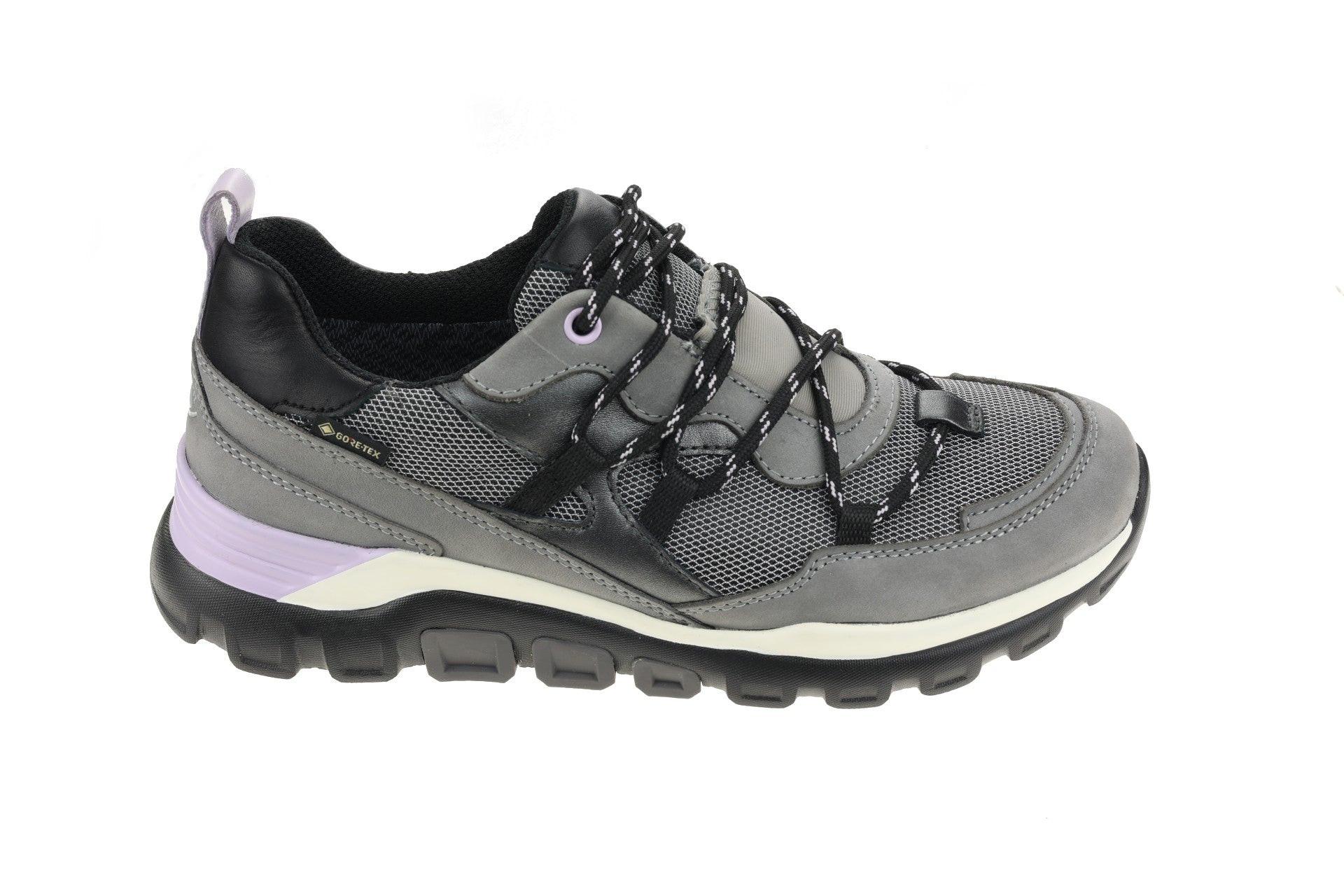 Image of Nubuk Wandersneaker Damen Grau 42