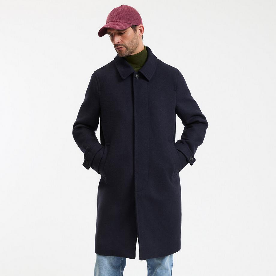 La Redoute Collections Manteau en Laine Mélangée  