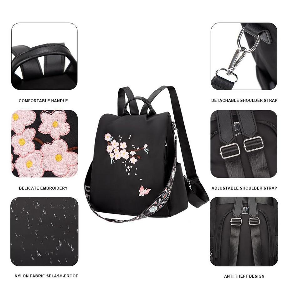 Only-bags.store Sac à dos de ville élégant antivol petit  