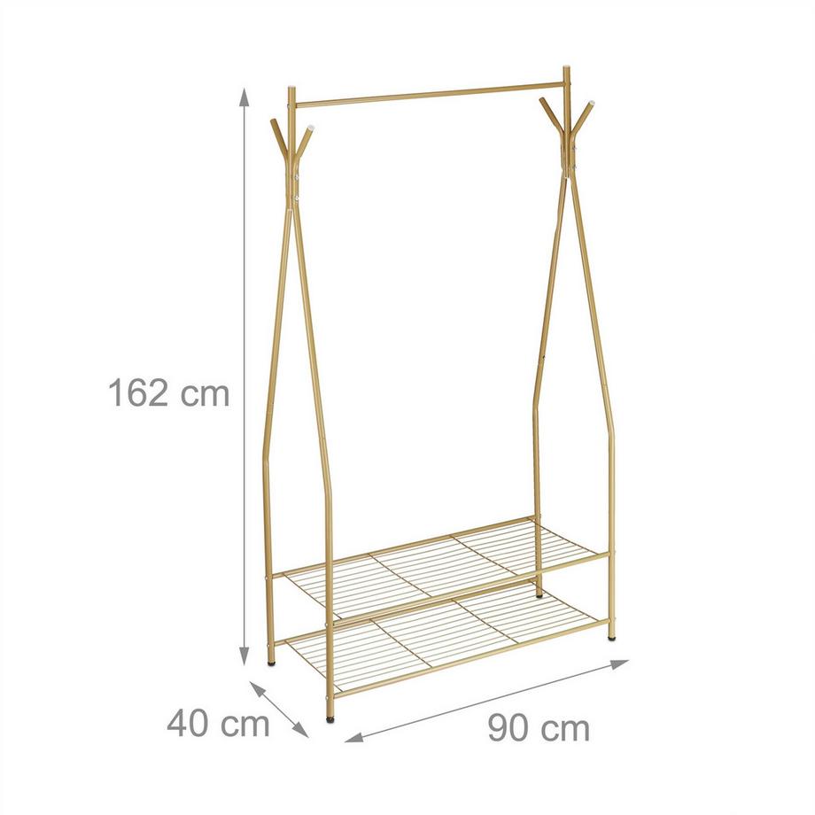 B2X Appendiabiti con ripiano per scarpe SANDRA  