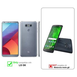 Cadorabo  Housse compatible avec LG G6 - Coque de protection avec fermeture magnétique, fonction de support et 2 fenêtres de visualisation 