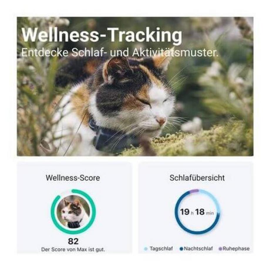 Tractive  GPS Tracker Mini für Katzen Hellbraun 