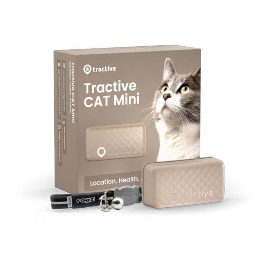 Tractive  GPS Tracker Mini für Katzen Hellbraun 