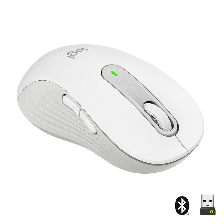 Logitech  Signature M650 L Wireless Mouse - OFF-WHITE - EMEA 
