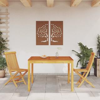 VidaXL Table à manger bois d'acacia  