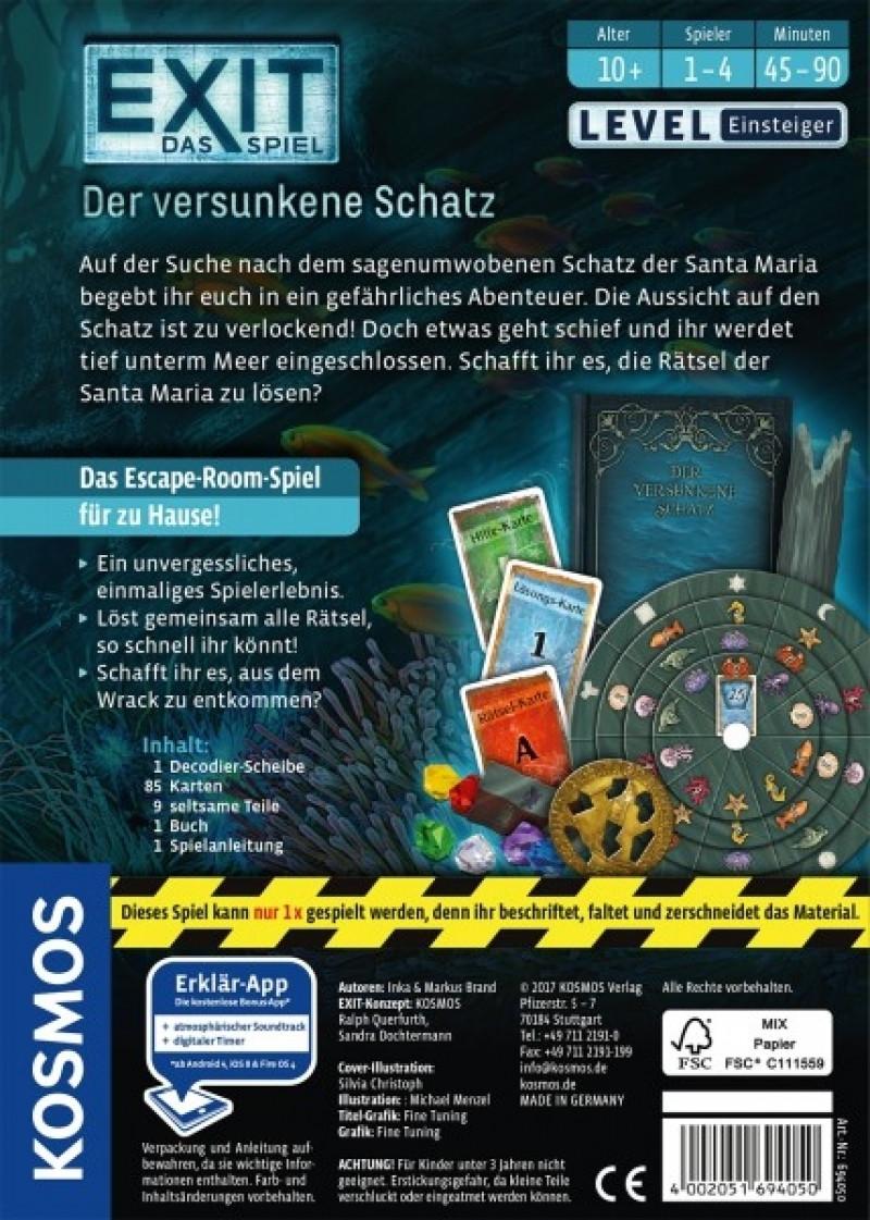 Kosmos  Spiele Der versunkene Schatz 