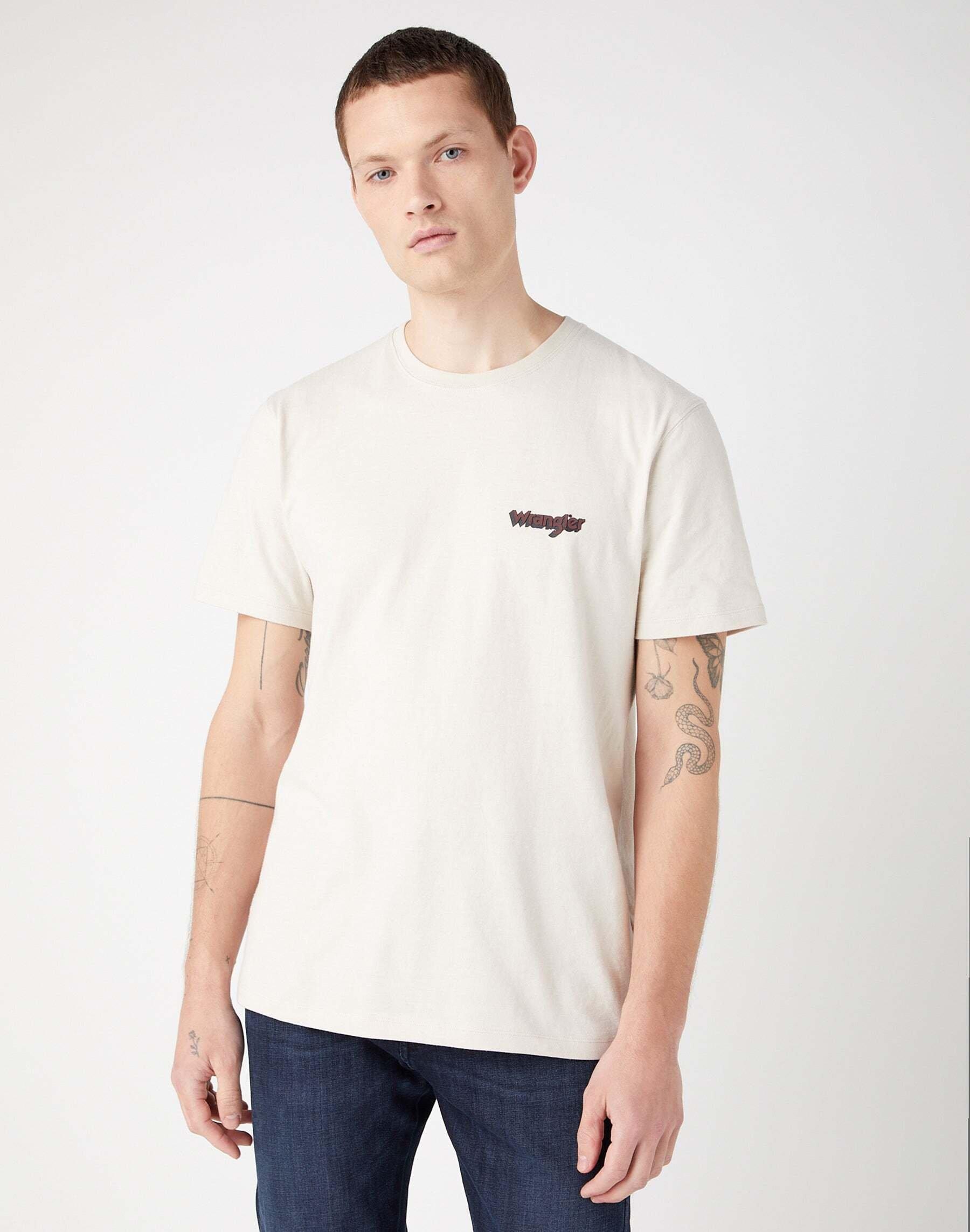 Image of T-shirts Graphic Logo Tee Herren Weiss L