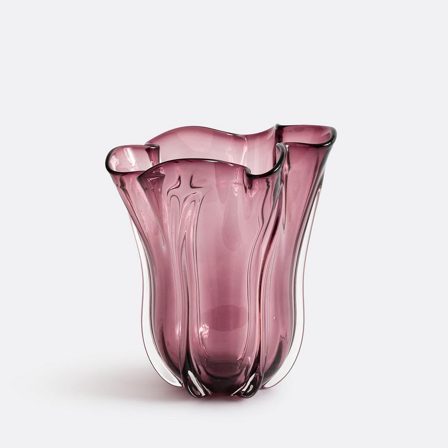 Vase en verre H25 cm