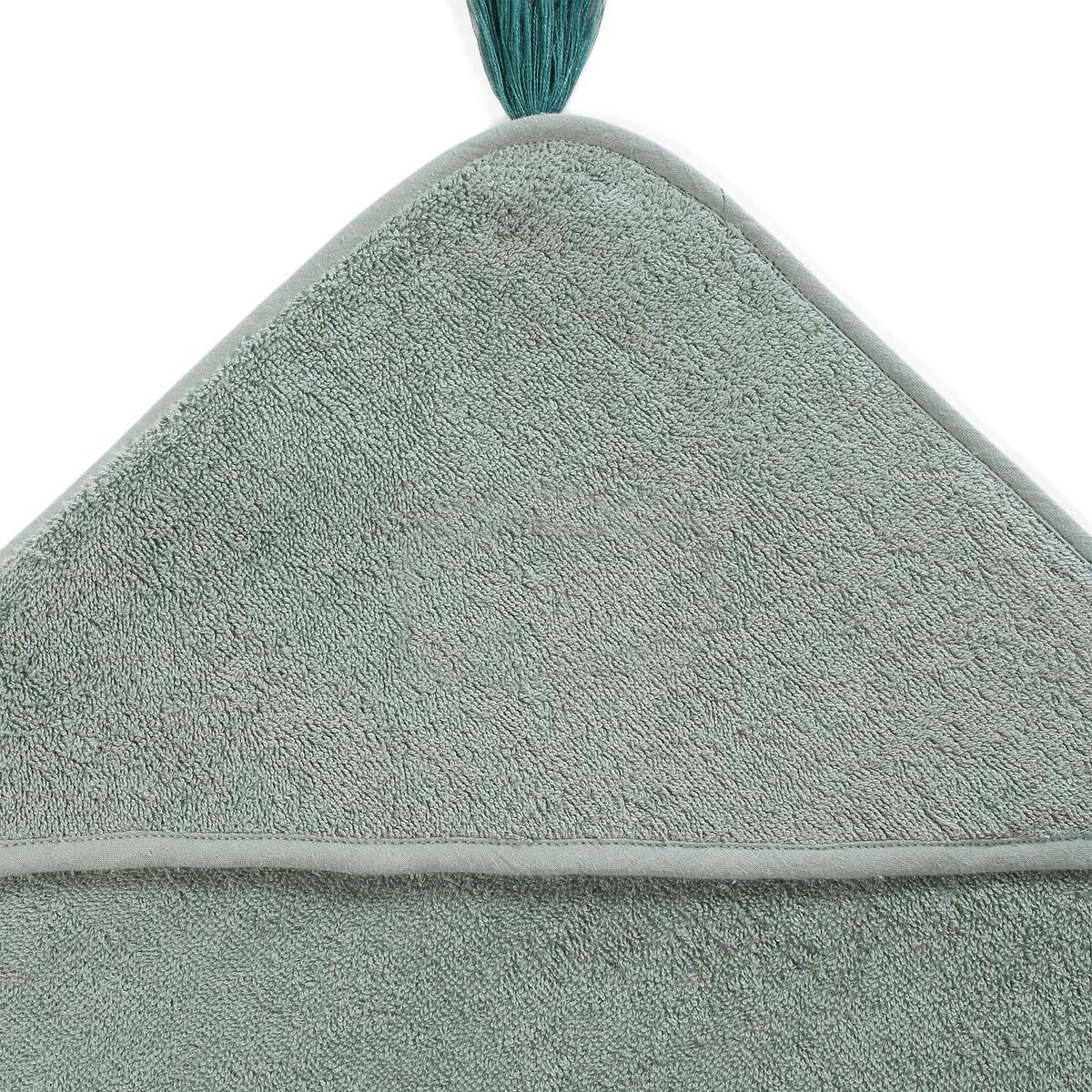 Image of Badetuch Azuris Aus Bio-frottee Unisex Grün 70x70cm