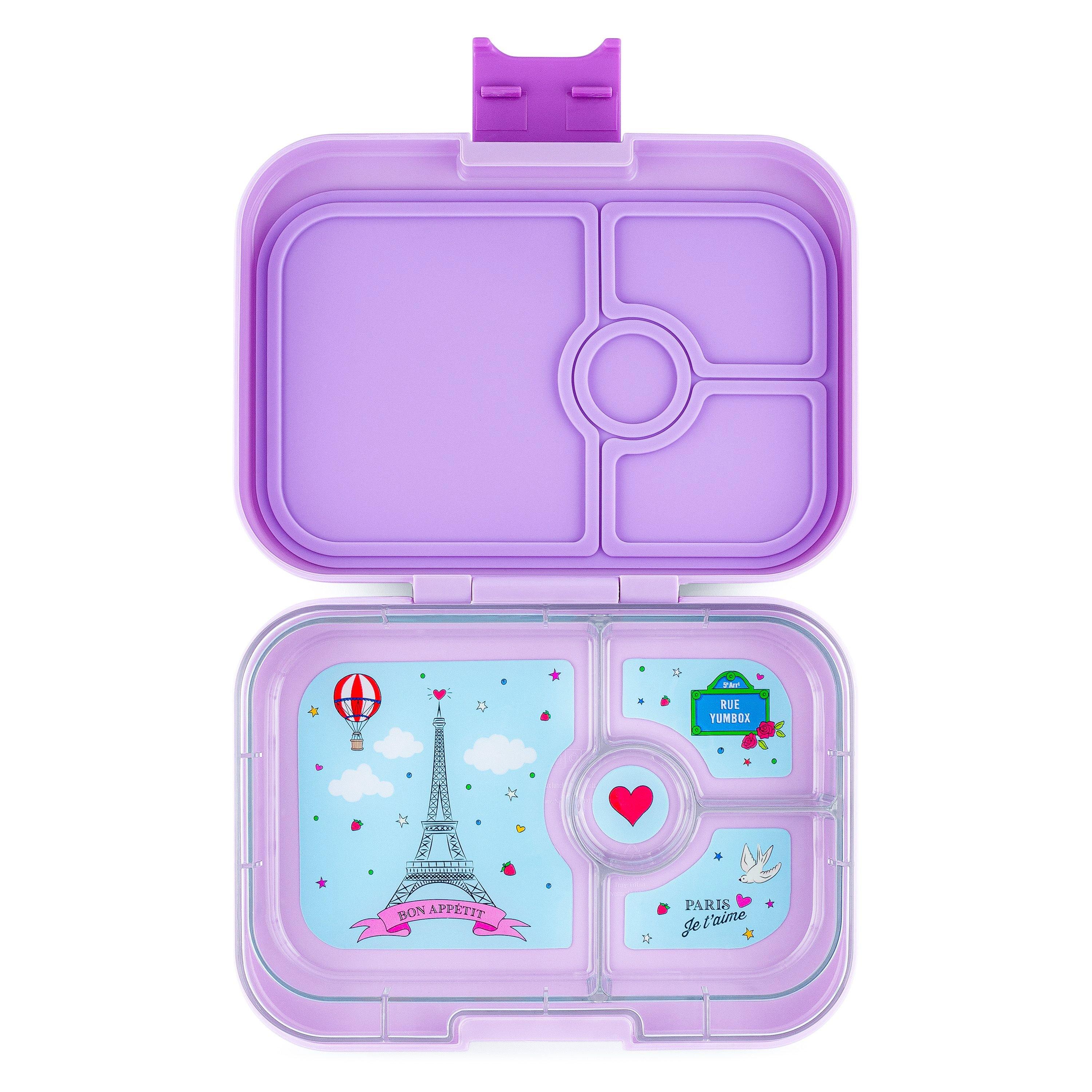 Image of Panino (4 Unterteilungen) Lulu Violett Paris Znüni Lunchbox Panino (4 Unterteilungen) Lulu Violett Paris Znüni Lunchbox