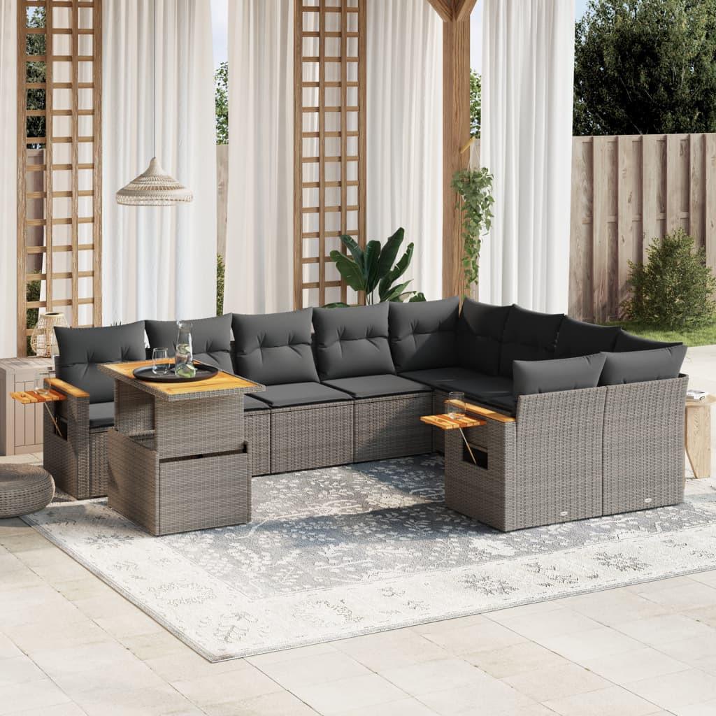 VidaXL Garten sofagarnitur poly-rattan  