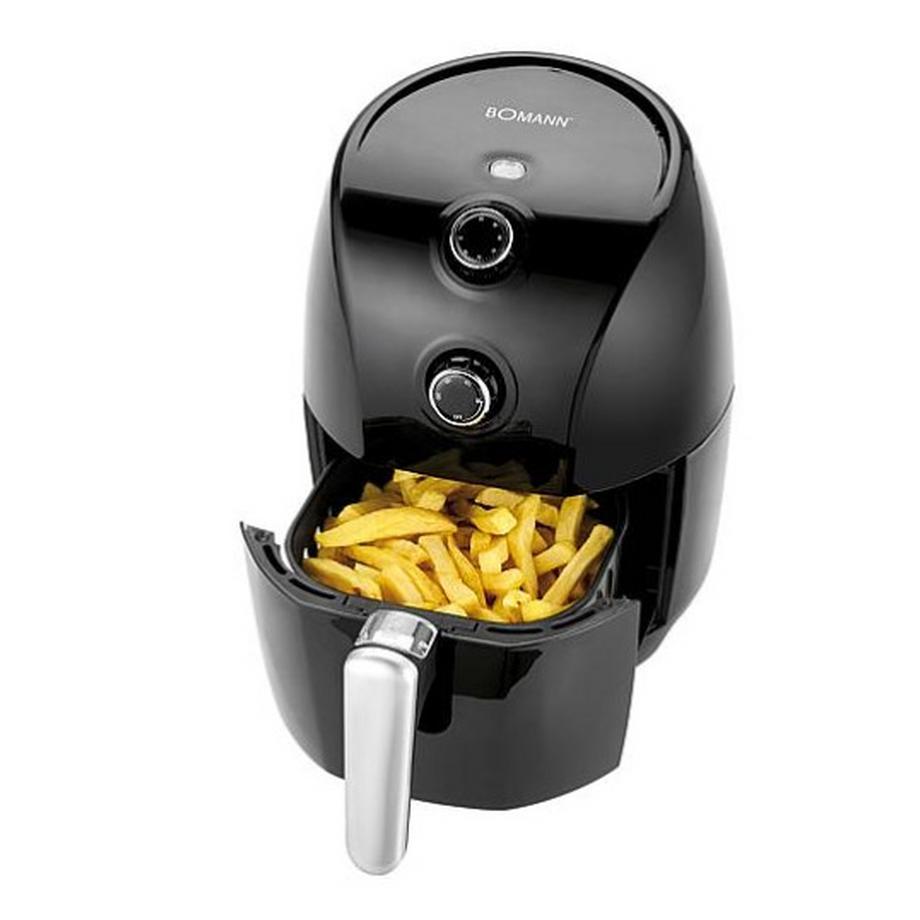 Bomann Bomann FR 6001 H CB Singolo 1,5 L Indipendente 900 W Friggitrice ad aria calda Nero  