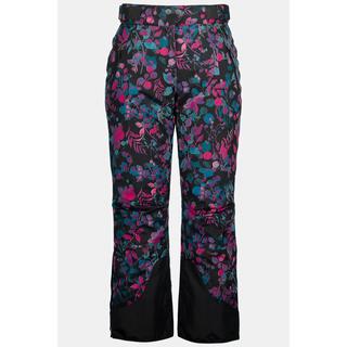 Ulla Popken  Pantalon de ski, fleurs, imperméable, velcro, jupe de protection contre la neige 