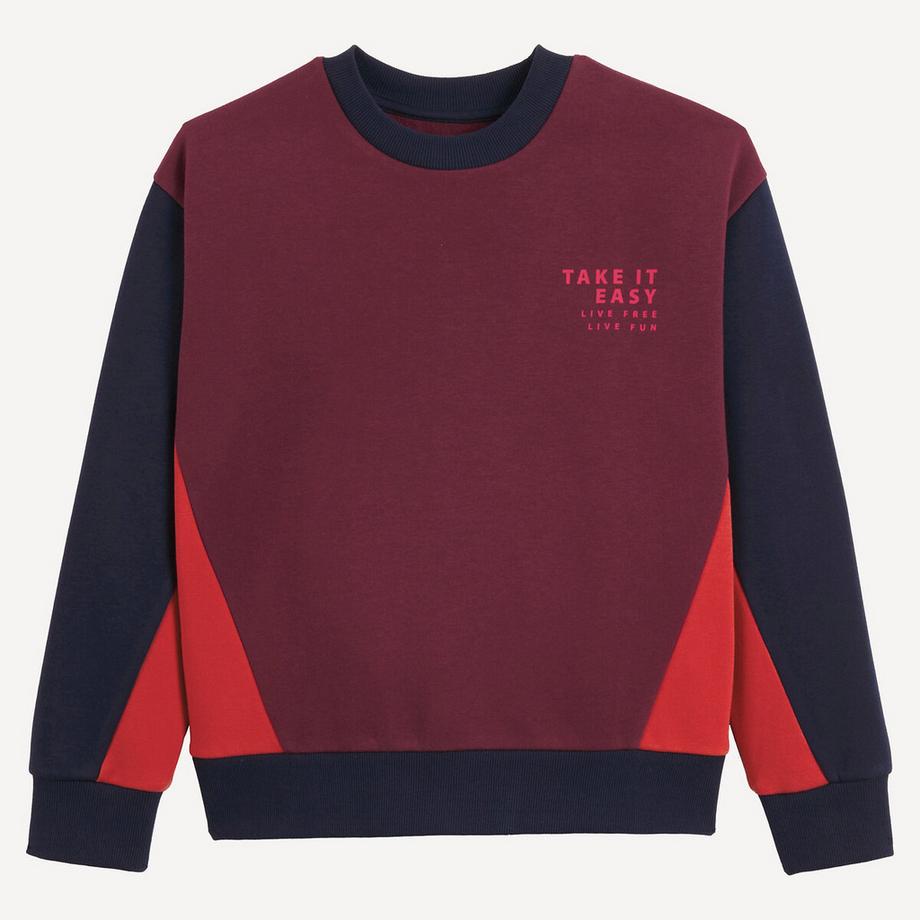 La Redoute Collections  Sweatshirt mit Aufdruck auf der Brust 