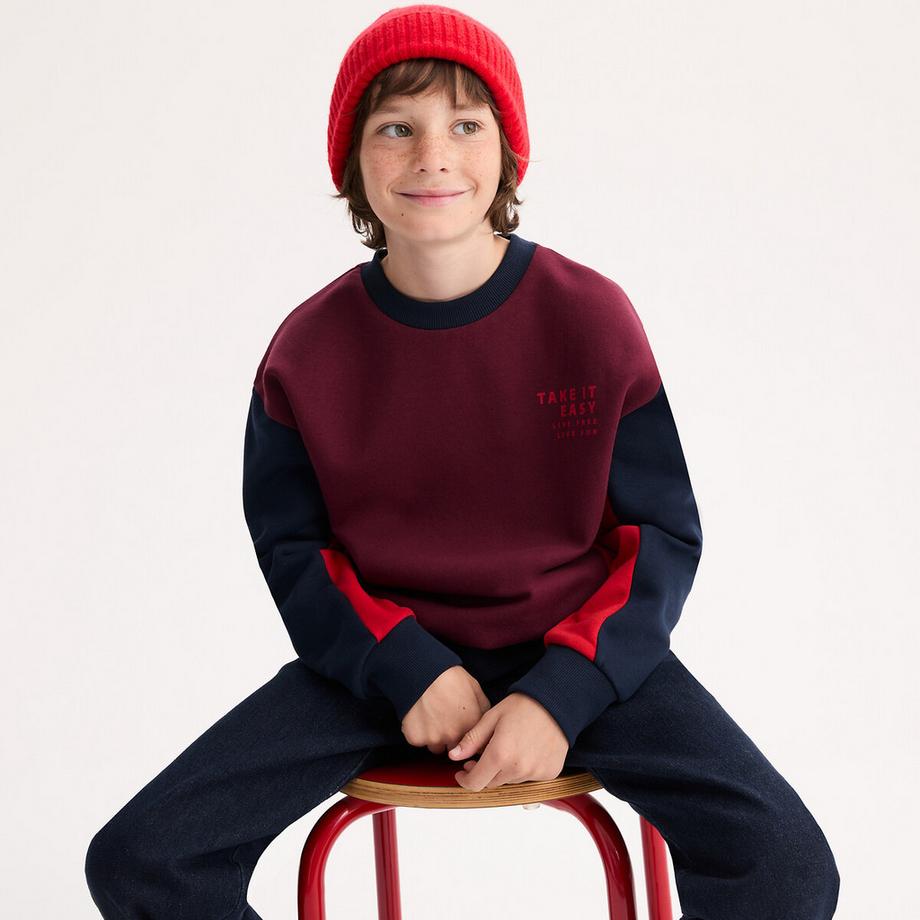 La Redoute Collections  Sweatshirt mit Aufdruck auf der Brust 