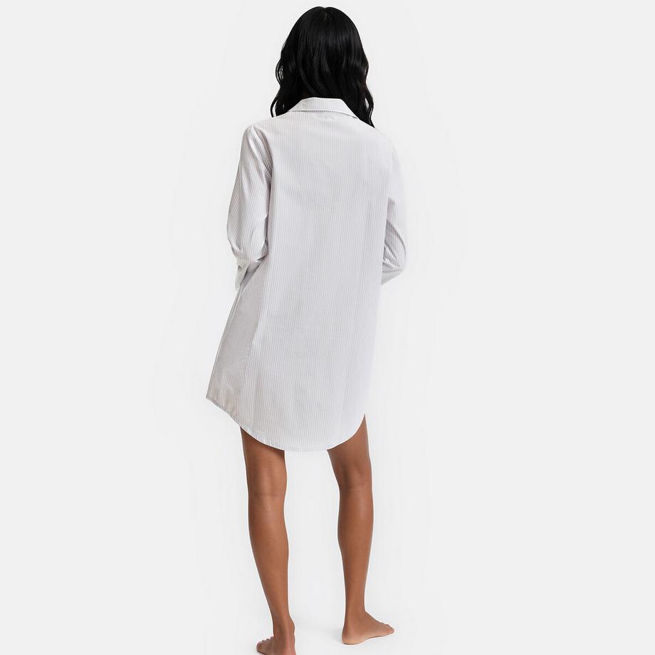 La Redoute Collections Chemise de Nuit Popeline Rayée  