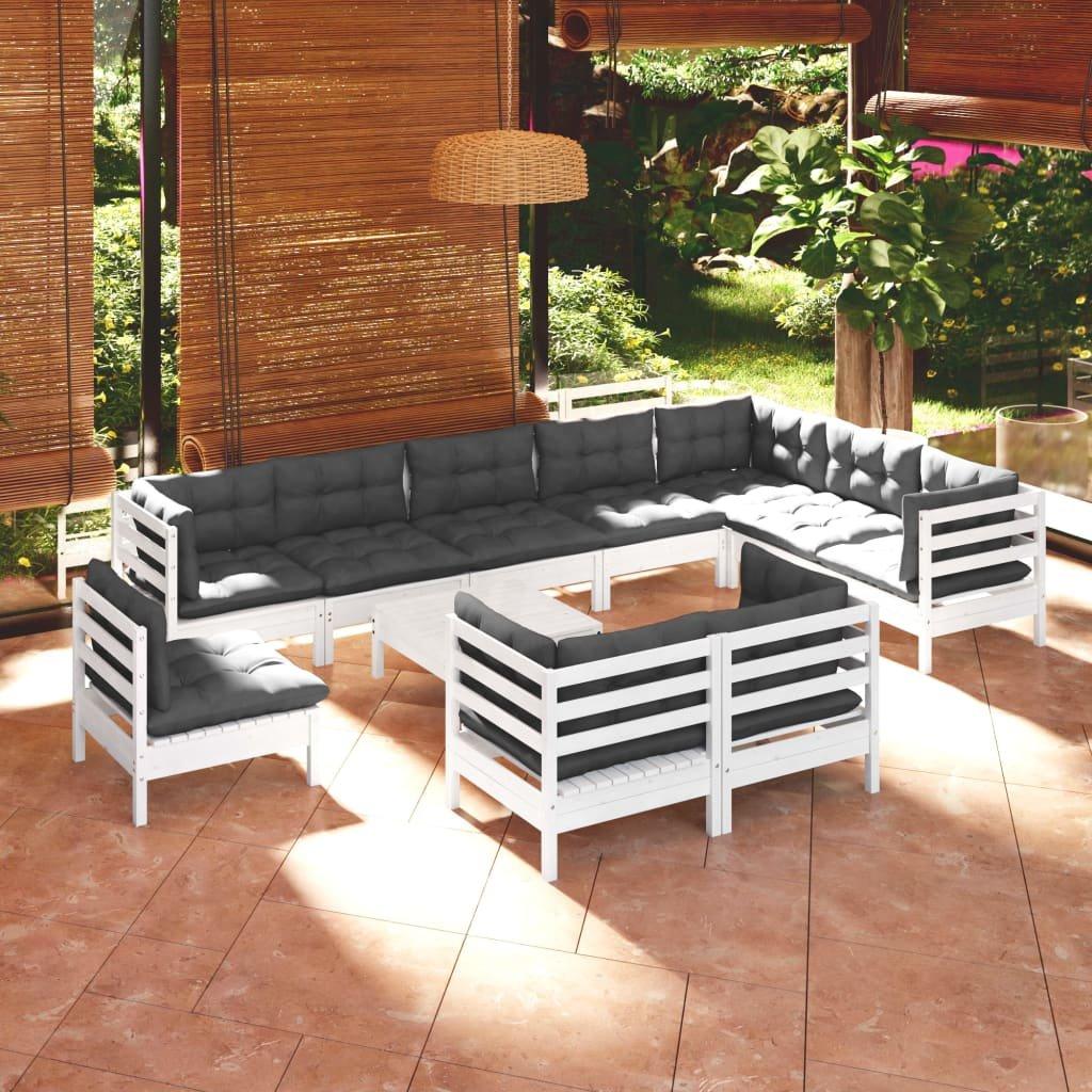 VidaXL set salotto da giardino Legno di pino  