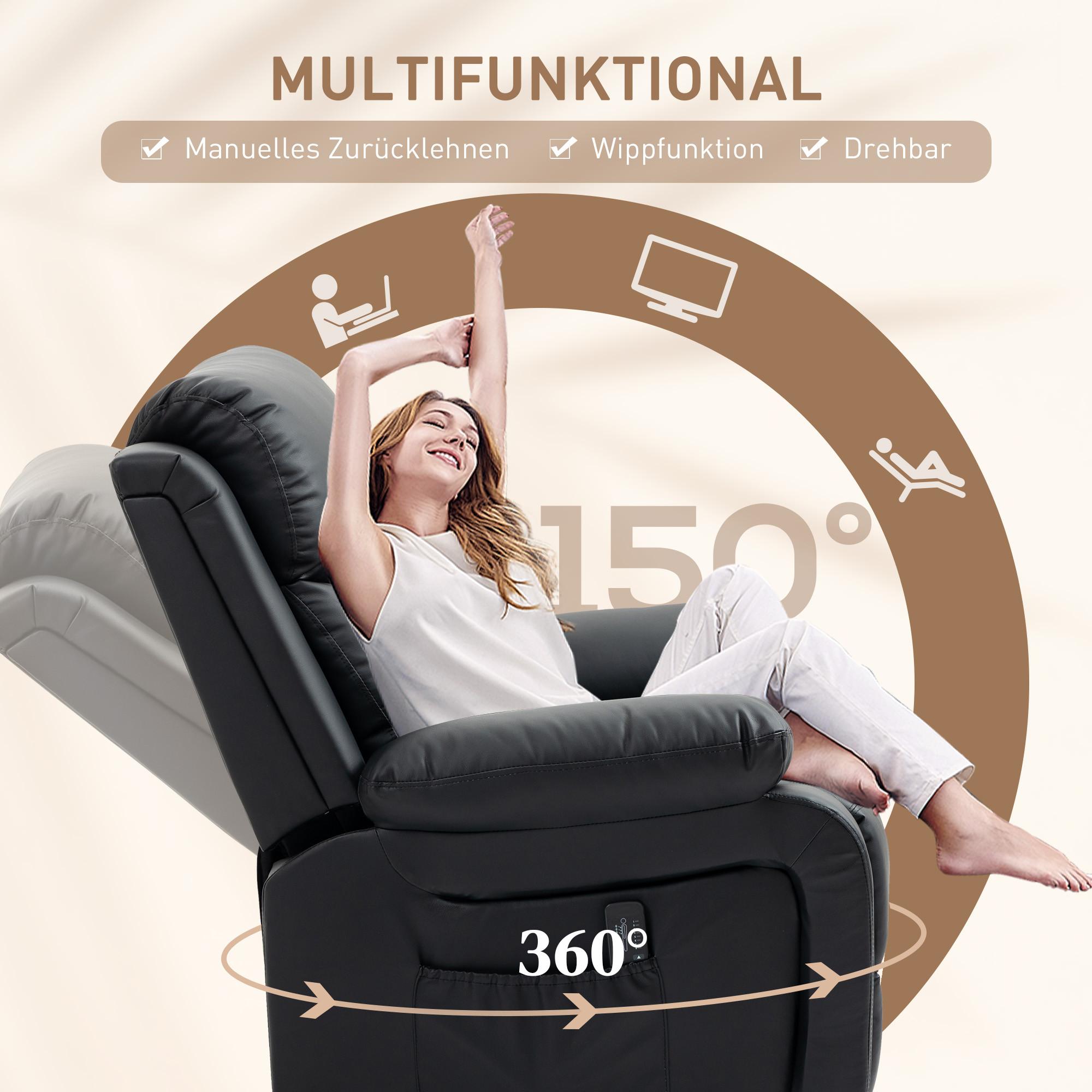 HOMCOM Fauteuil de relaxation  