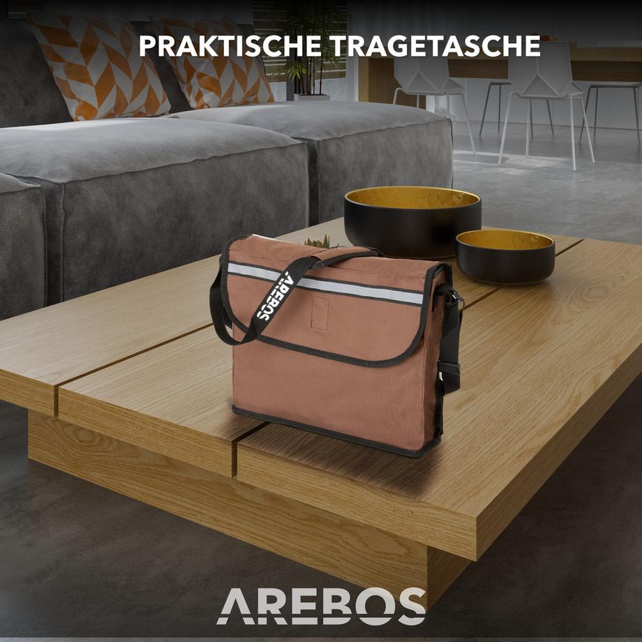 Arebos  Alu Rollator | Klappbar | Leichtgewichtsrollator | 6 Höheneinstellung 