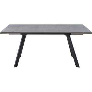 mutoni Table à rallonge Jarkko noir 160-240x90  