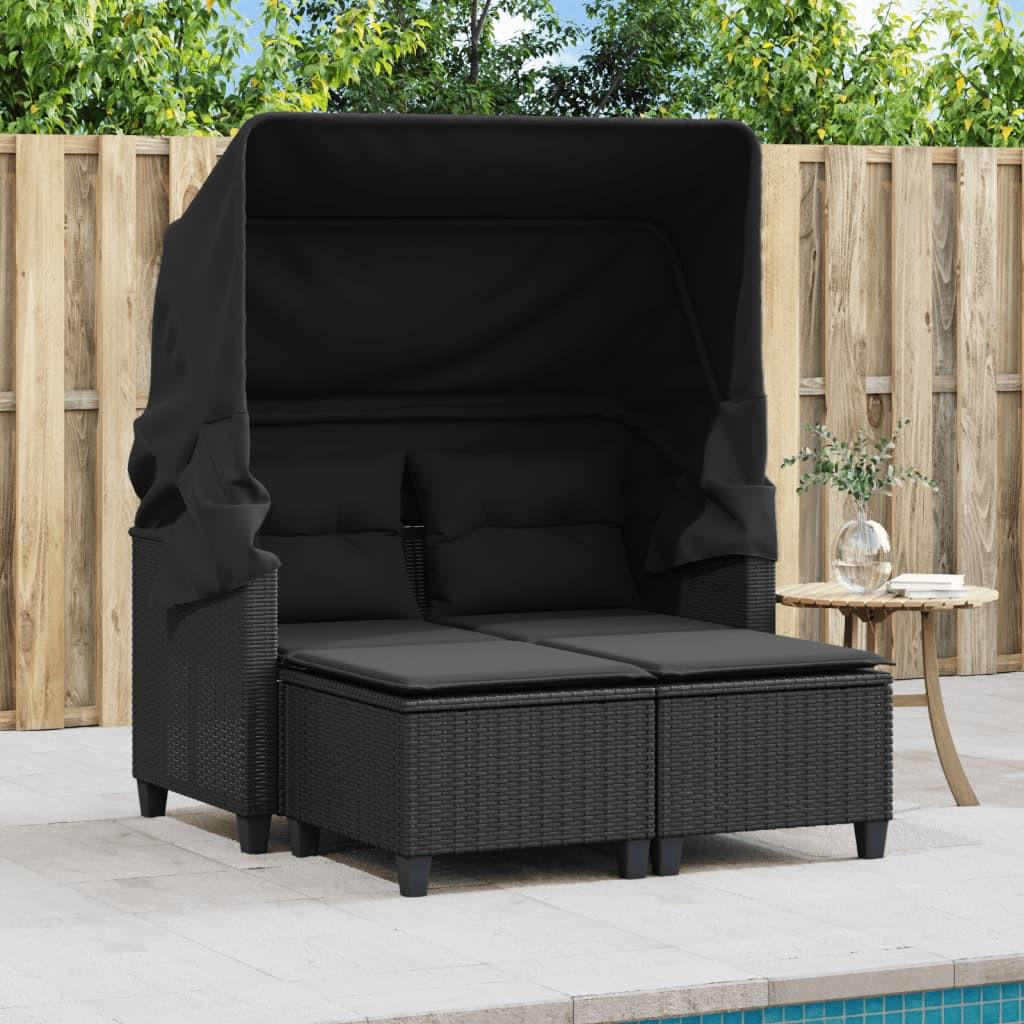 VidaXL Gartensofa poly-rattan  