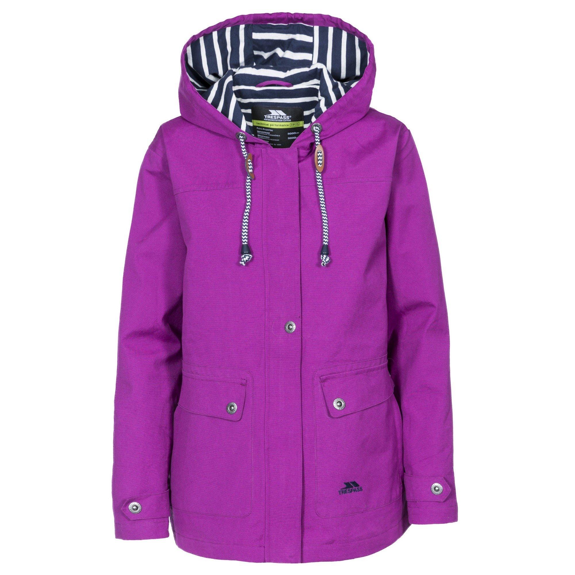 Image of Outdoorjacke Seawater Wasserdicht, Mit Kapuze Damen Lila XS