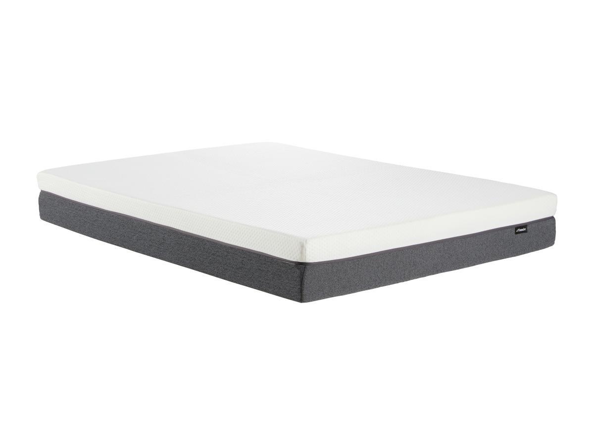 Ysmée Ensemble 160 x 200 cm sommier coffre naturel clair + matelas mousse HD 7 zones et accueil mémoire de forme déhoussable ép.20cm - KELIH de YSMÉE  