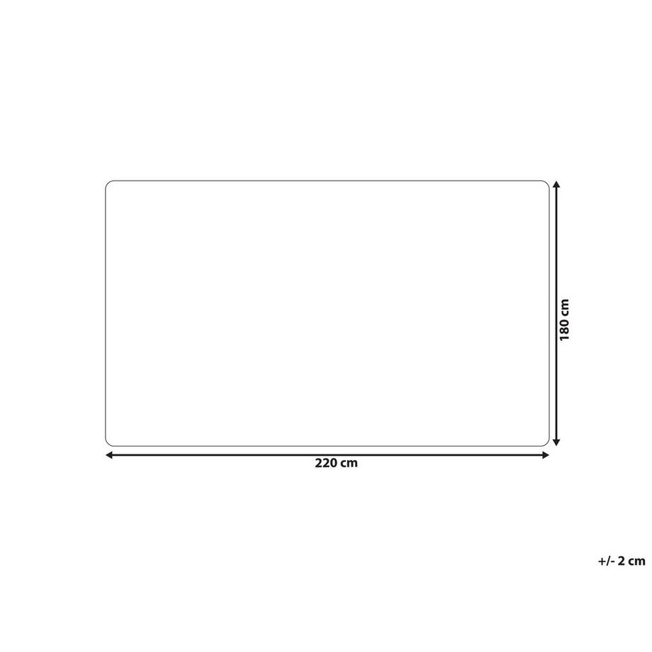 Beliani TANTAN Couverture Douillette Moderne en Polyester  