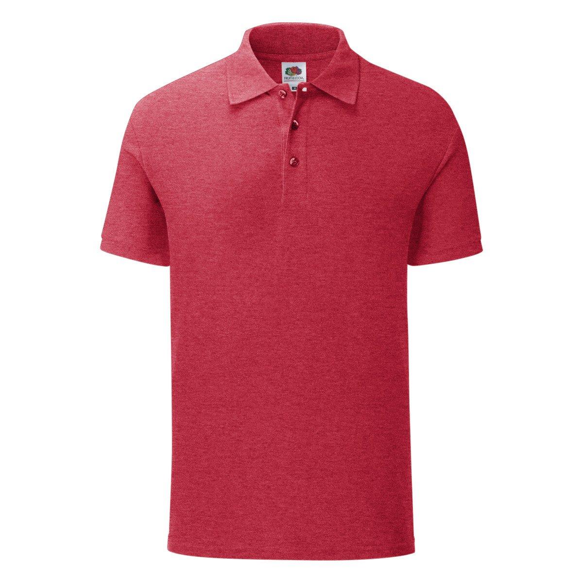 Image of Poloshirt Iconic Herren Rot Bunt M
