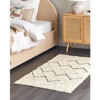 Beliani Tapis en Coton Moderne TEZPUR  