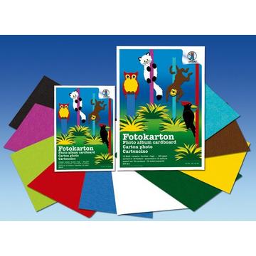 URSUS Fotokarton A3 3814099 300g, 10 Farben ass. 10 Blatt