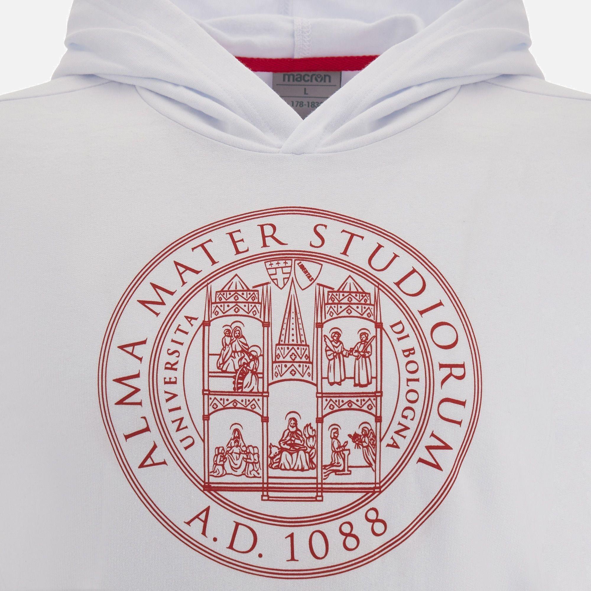 macron  felpa con cappuccio université de bologne merch cc 