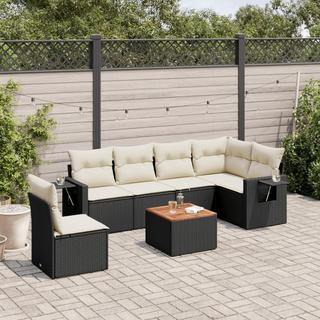 VidaXL set divano da giardino Polirattan  