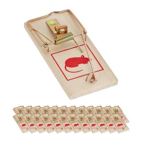 B2X Mausefalle Holzset 25-teilig  