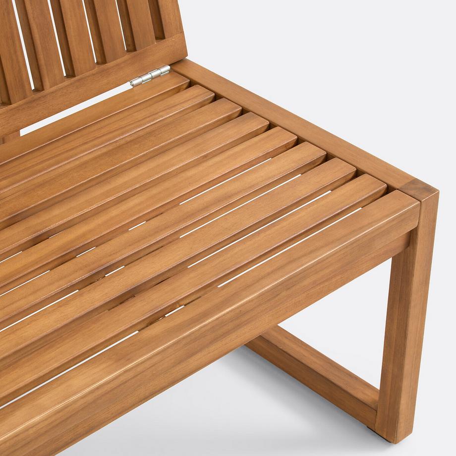 La Redoute Intérieurs Banc-table de jardin en acacia massif  