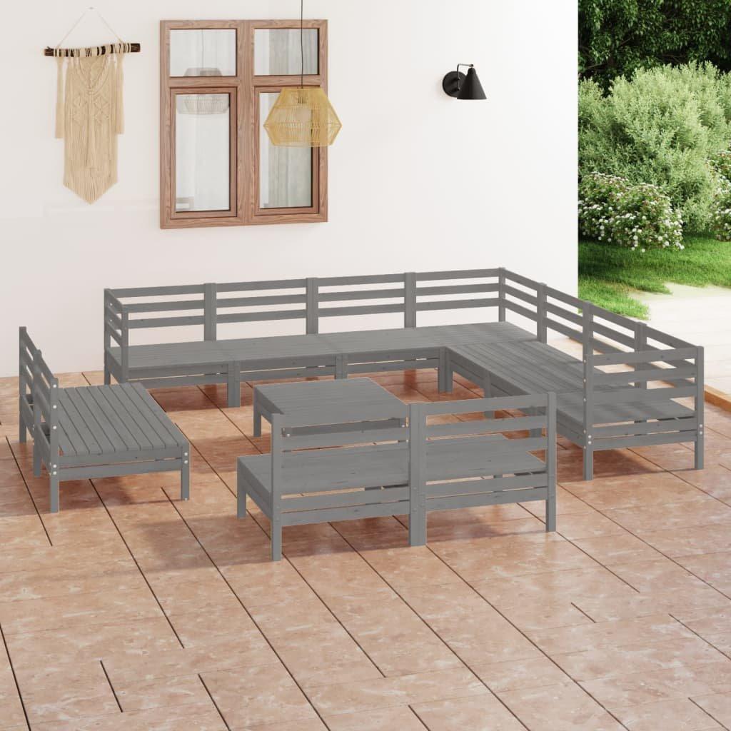 VidaXL set salotto da giardino Legno di pino  