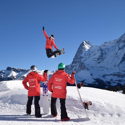 Image of Snowboard Privatunterricht In Wengen - Vormittag Oder Nachmittag (für 1 Bis 2 Personen) Unisex