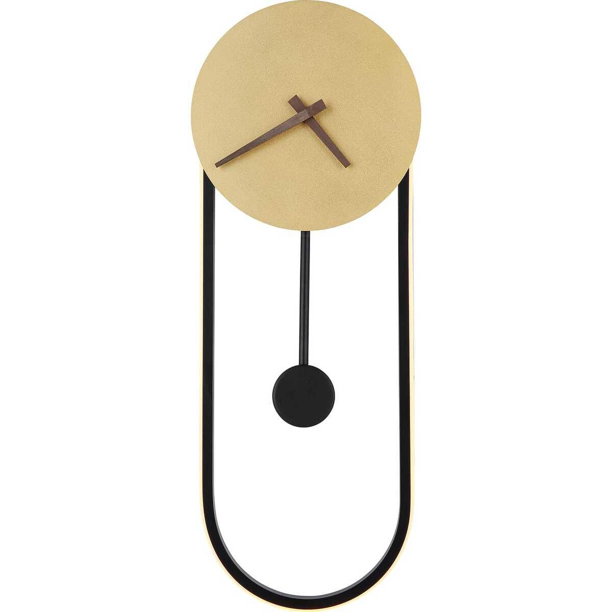 mutoni Wanduhr Sussy Metall gold LED  