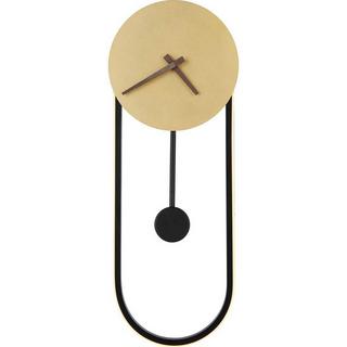 mutoni Wanduhr Sussy Metall gold LED  