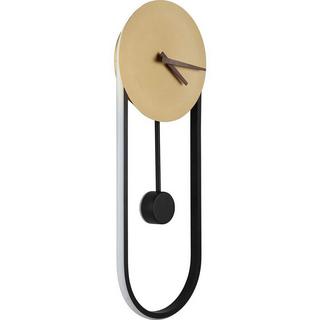 mutoni Wanduhr Sussy Metall gold LED  