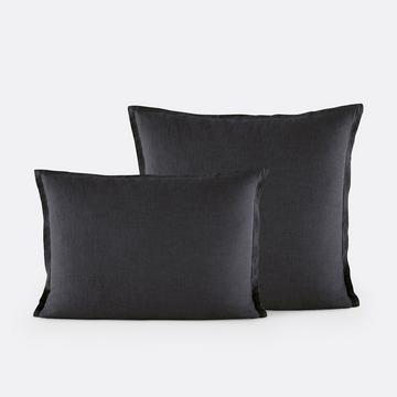 Taie d'oreiller en lin lavé