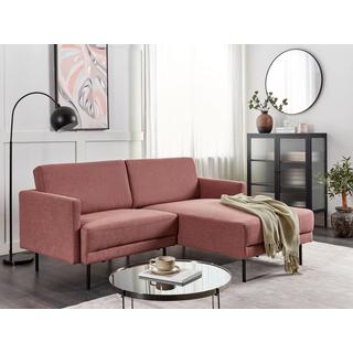 Beliani Ecksofa aus Polyester Modern BREDA  