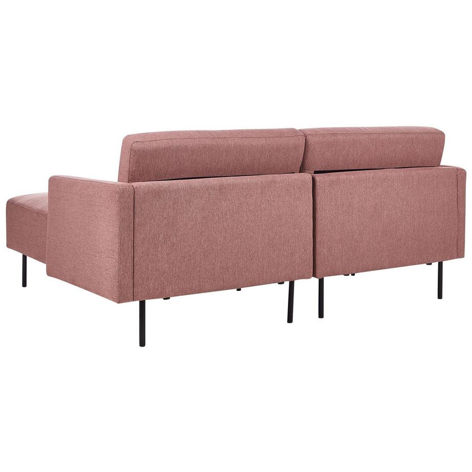 Beliani Canapé d'angle gauche en Tissu  BREDA  