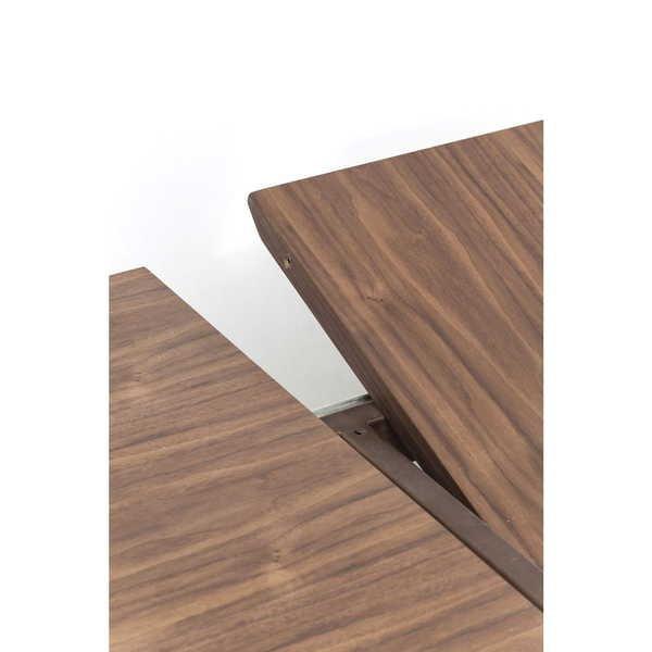 KARE Design Table extensible Benvenuto Noyer 200(50)x110cm  