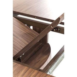 KARE Design Table extensible Benvenuto Noyer 200(50)x110cm  