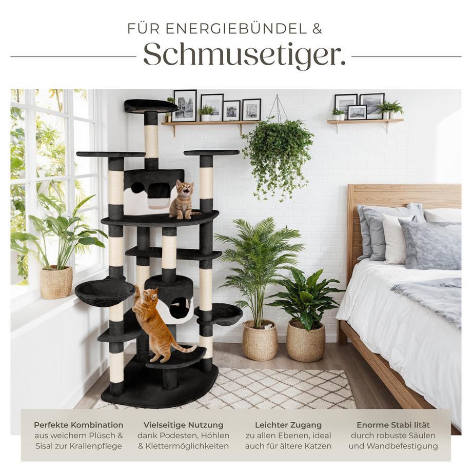 Tectake  Kratzbaum Fippi 201 cm Sisal 