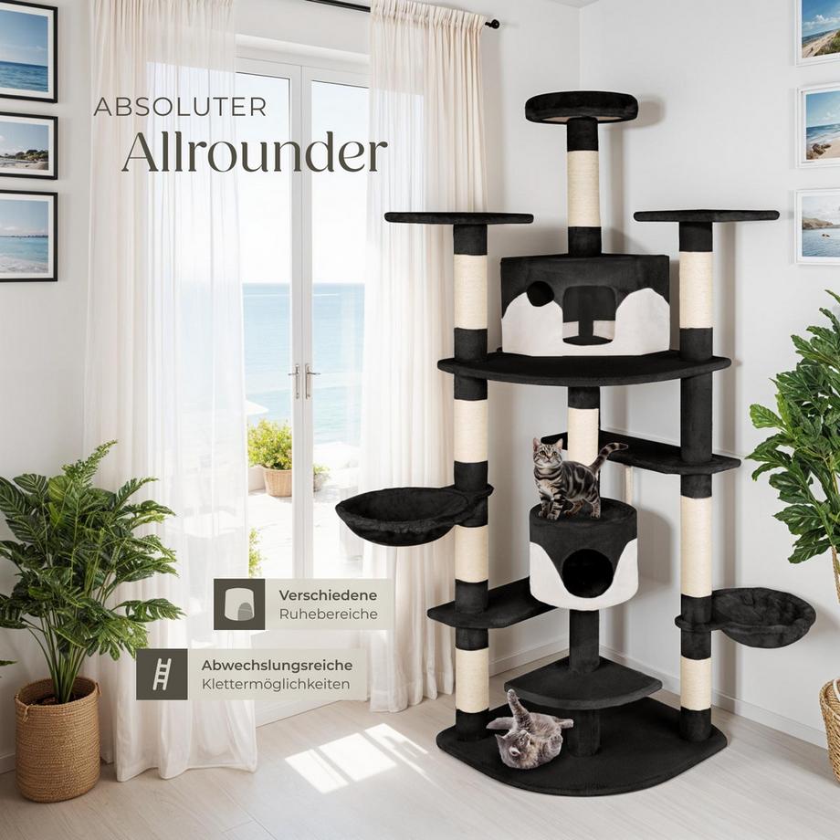 Tectake  Kratzbaum Fippi 201 cm Sisal 